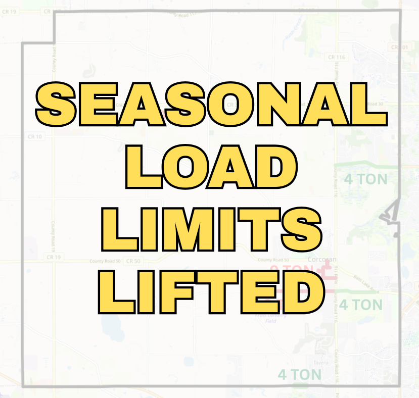 4.20.2026 -- 2026 Seasonal Load Limit Road Restrictions Have Been Lifted (As of 4.20.2026)